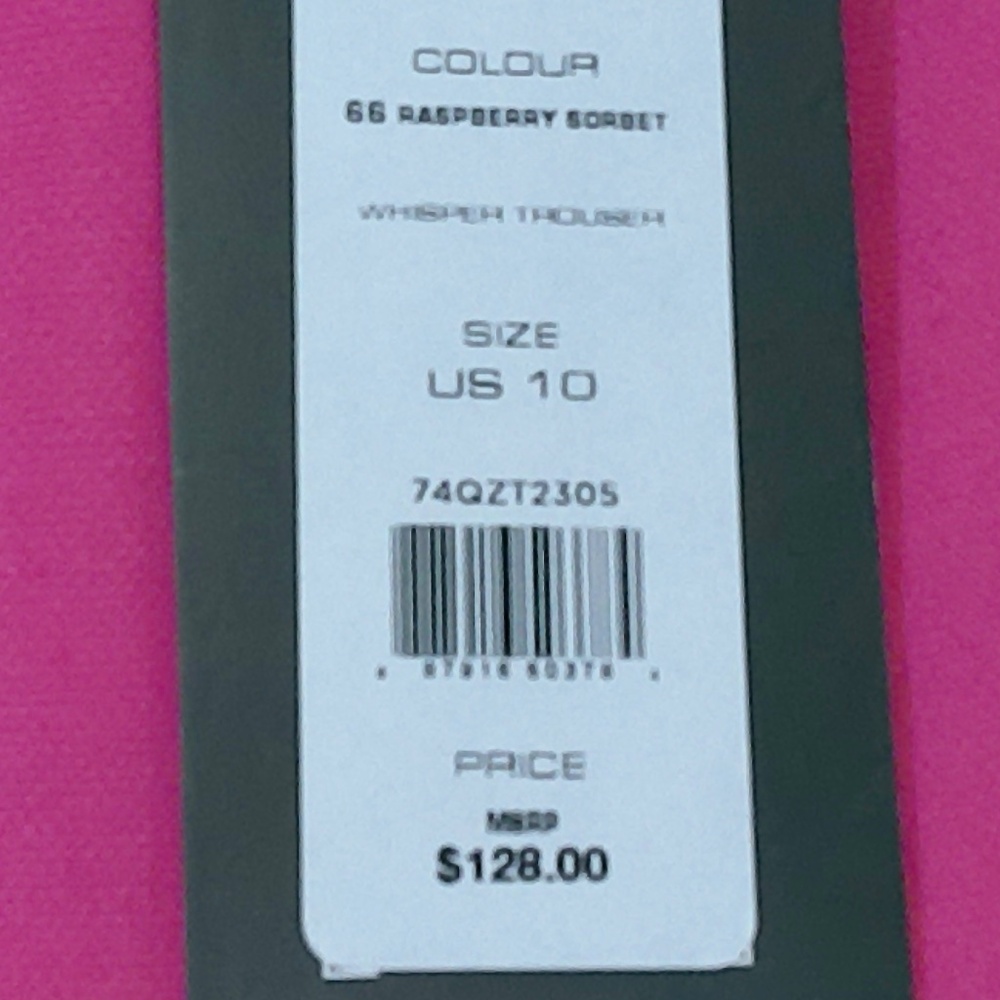 NWT French Connection Whisper Flare Trouser, 66 Raspberry Sorbet Size 10 - Picture 11 of 11